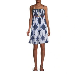 AREA STARS
Spaghetti-Strap Batik A-Line Dress Size XS
